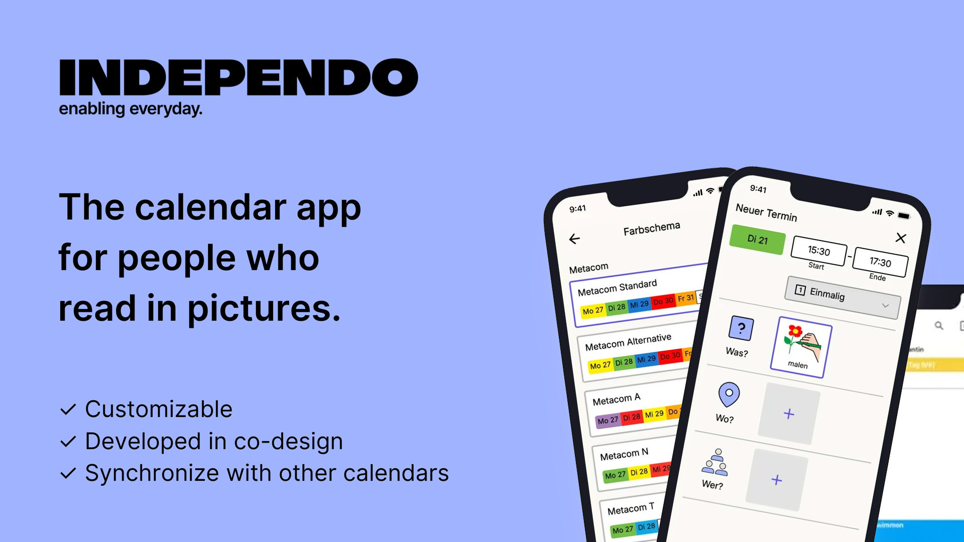 Inclusive and AAC-supported Scheduling.