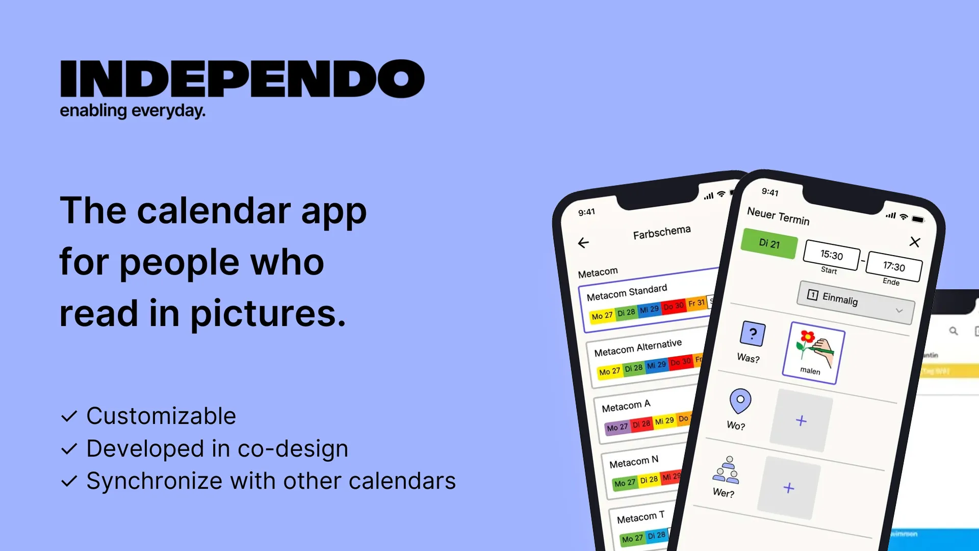 Inclusive and AAC-supported Scheduling.