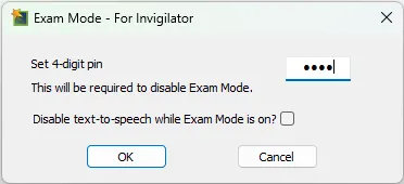 Exam Mode