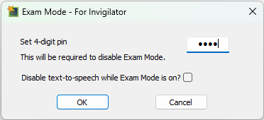 Exam Mode
