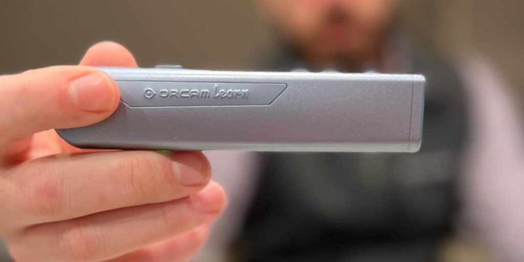 Close up of the OrCam Learn basic