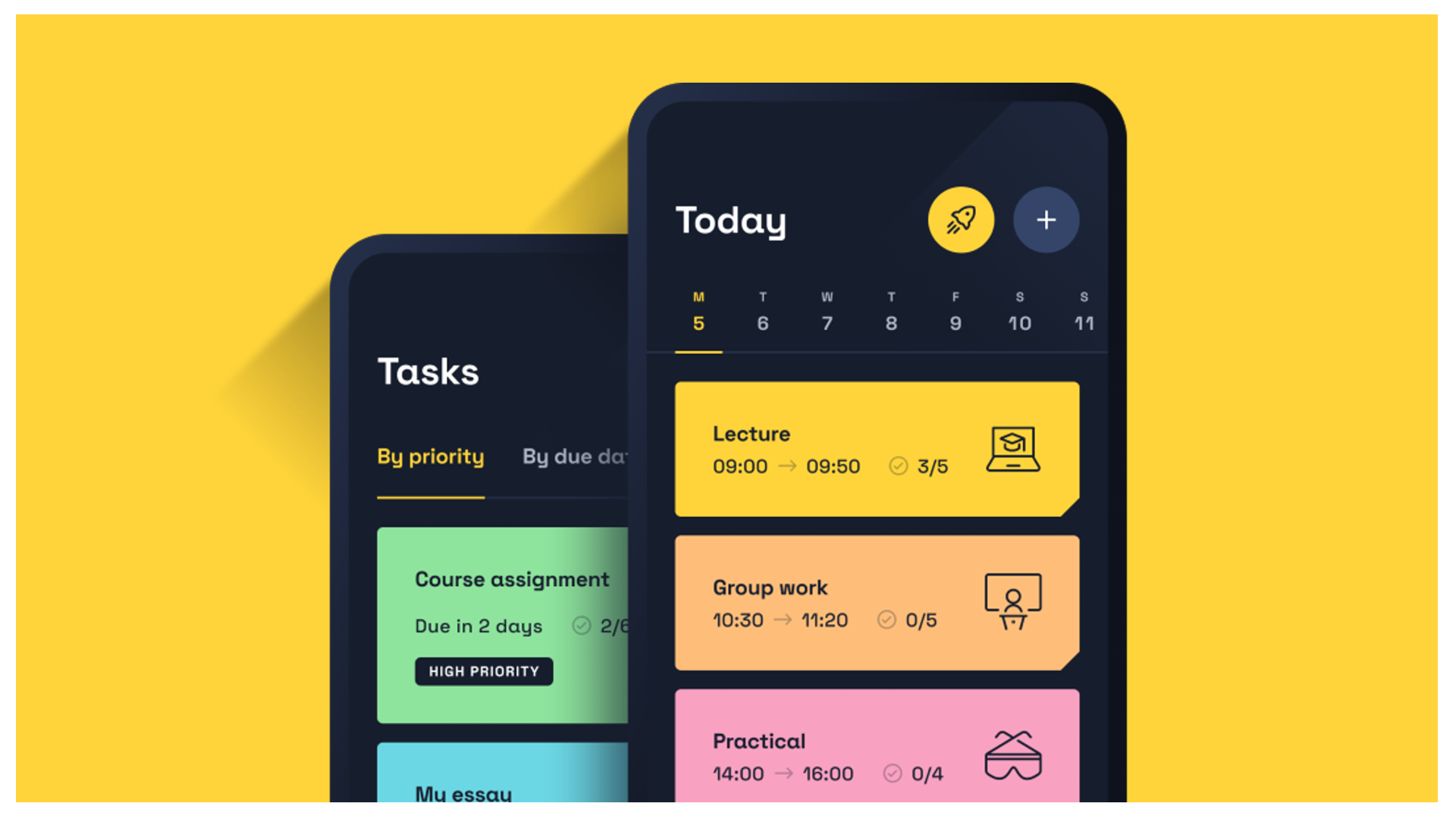 Organise your time